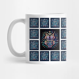 Pixelated Tech Bot Tee 1 Mug